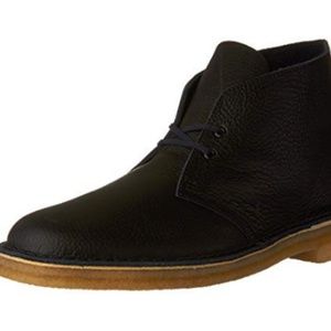 Clarks Leather Desert Boots